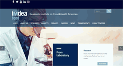 Desktop Screenshot of food.imdea.org