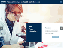 Tablet Screenshot of food.imdea.org